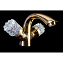 Смеситель Boheme Crystal 291-CRST для раковины, золото - фото 2