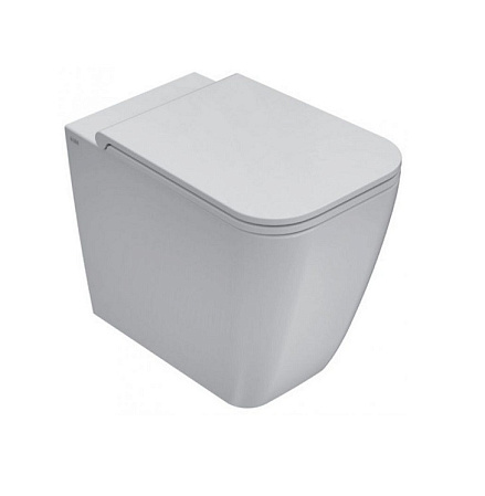 Унитаз приставной Globo Stone ST004.BI белый