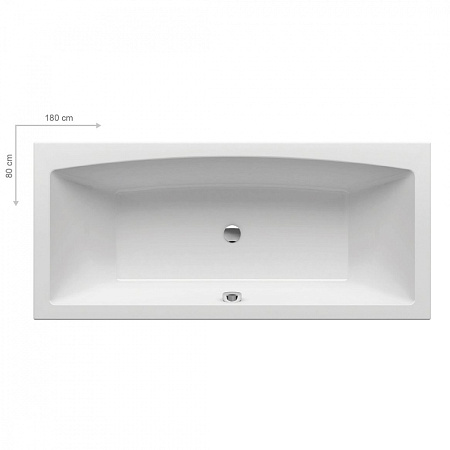 Ванна акриловая Ravak Formy C891300000 180x80