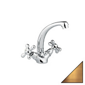 Смеситель Emmevi Deco Classic 12913BR для раковины, бронза