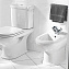 Унитаз-компакт Villeroy & Boch Hommage 666210R1 CeramicPlus альпийский белый/лаутнь - фото 7