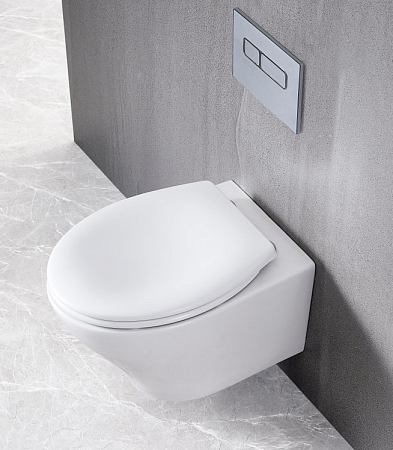 Унитаз подвесной BelBagno Acqua BB340CHR белый