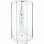 Душевая кабина IDO Showerama 10-5 131.404.207.313 100x100 стекло прозрачное, профиль белый - фото 1