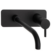 Смеситель IB Rubinetterie MilanoTorino EMT206NP для раковины, черный матовый