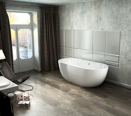 Акриловая ванна BelBagno BB28 179.5x85.5 белый