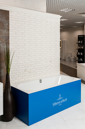 Ванна квариловая Villeroy & Boch Oberon 2.0 SOLO UBQ181OBR2DV-01 180х80 см, альпийский белый