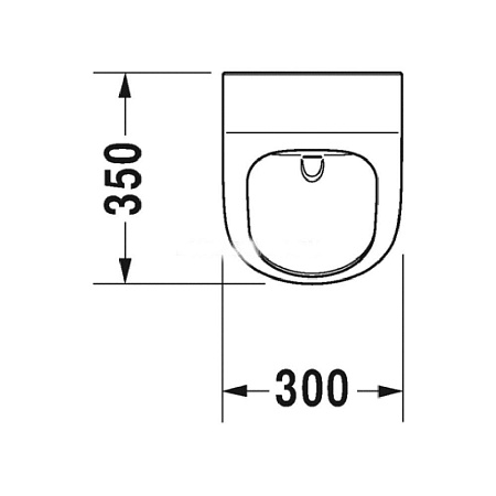 Писсуар Duravit ME By Starck 2809300000