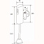 Смеситель электронный beWash Photocell BWAM0UT311 для писсуара, хром - фото 2