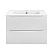 Тумба с раковиной Vincea Mia Slim VMC-2MC600S1GW 60 подвесная, 2 выкатных ящика, G.White