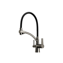 Смеситель для кухонной мойки Sancos Eri SC4001GG вороненая сталь/черный Смеситель для кухонной мойки Sancos Eri SC4001GG вороненая сталь/черный