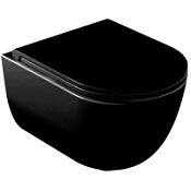 Чаша для унитаза подвесного Galassia Dream 7334NEMT черный матовый