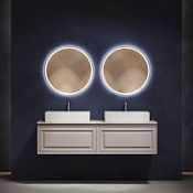 Мебель для ванной со столешницей Sancos Very 160 VR80SM+TT160A2X Doha Soft/Kreman