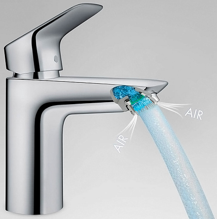 Смеситель Hansgrohe Logis 71100000 для раковины, хром