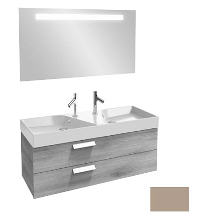 Тумба с раковиной Jacob Delafon Rythmik 120 см, квебекский дуб