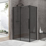 Душевой уголок Black & White Stellar Wind S898 800X1200X1950 BLACK-GREY