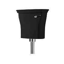 Бачок для унитаза ArtCeram Civitas CIC007 03;00 с короткой трубой, черный глянцевый