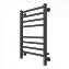 Полотенцесушитель электрический Terminus Ватикан П8 500х800  КС 9005 матовый  черный