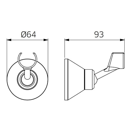 Держатель для душа Palazzani 99105010 хром