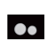 Кнопка смыва Aquatek KDI-0000029 черный/хром