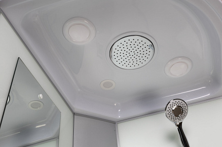 Душевая кабина Niagara Classic NG-43085-14QP 100x80x215 стекло матовое/профиль серебро