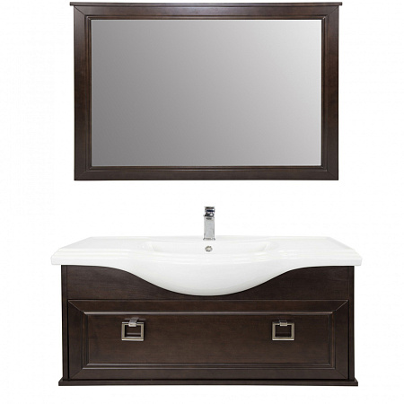 Тумба с раковиной Tessoro Foster TS-F90120-CH-N 120 подвесная, темный орех