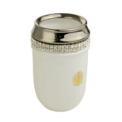 Стакан Migliore Dubai 28454 белый, декор платина, swarovski