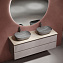 Тумба с раковиной и столешницей Sancos Snob R 140 SNR70SM+TT140A2X Doha Soft/Kreman - фото 2