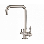 Смеситель Zorg Steel Hammer SH 725 SATIN для кухонной мойки, сатин Смеситель Zorg Steel Hammer SH 725 SATIN для кухонной мойки, сатин