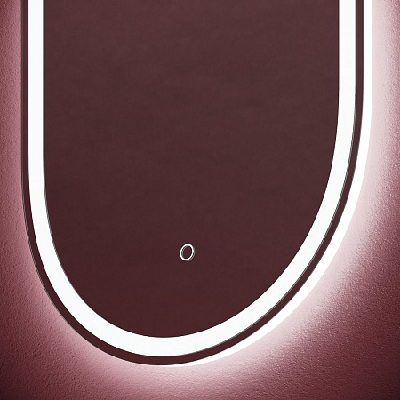 Зеркало Sancos Oval OV45F 45х90 с подсветкой