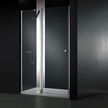 Душевая дверь в нишу Cezares Elena ELENA-W-B-12-100-P-Cr-L рифленое стекло