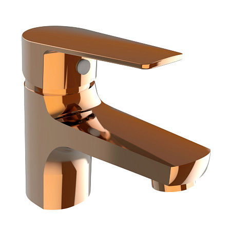 Смеситель Orange Loop M26-021rg для раковины, розовое золото