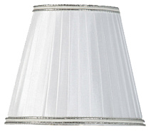 Абажур для светильника Tiffany World TW14-01.54-bi/cr белый/хром