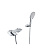 Смеситель Timo Helmi 4014/00-16Y для ванны с душем, хром/белый 