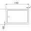 Поддон для душа акриловый Cezares Tray TRAY-A-AH-110/90-15-W прямоугольный - фото 3
