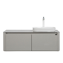 Тумба с раковиной Black & White Universe U915.1200 R glossy light grey