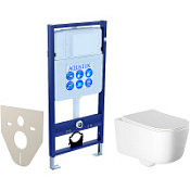 Комплект Aquatek SET AQUATEK ЛУГАНО подвесной унитаз + инсталляция + сидение soft-close