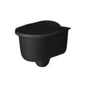 Унитаз подвесной ArtCeram Chic CHV001 17;00 черный матовый