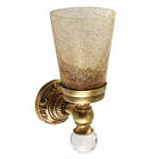 Стакан Migliore Cristalia 16756 настенный, бронза/swarovski