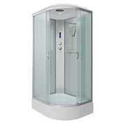 Душевая кабина Niagara Classic NG-33084-14LP 100x80x215 стекло матовое/профиль серебро