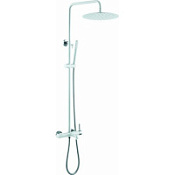 Душевая стойка Boheme Uno 468-WCR для ванны, белый/хром