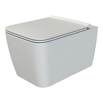 Унитаз подвесной Boheme Zen 967-SET-2-W с функцией биде, белый