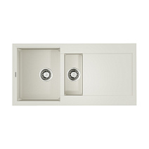 Кухонная мойка Omoikiri Sakaime 100-2-WH 50x100x20 белый