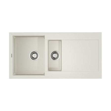 Кухонная мойка Omoikiri Sakaime 100-2-WH 50x100x20 белый