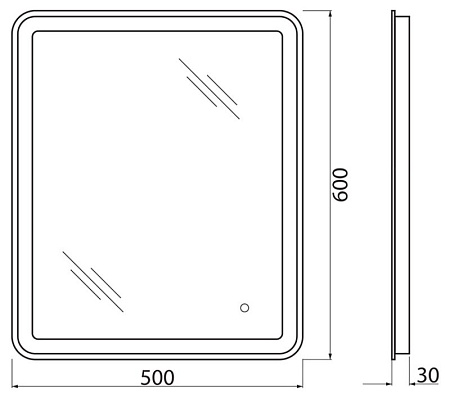 Мебель для ванной BelBagno Etna ETNA-500-1C-SO-RN-P 50 Rovere Nature