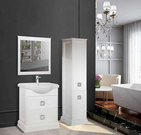 Тумба с раковиной Tessoro Foster TS-F9080-C-W 80 белый