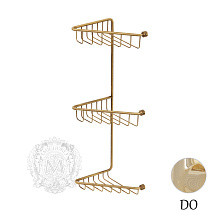 Полка-решетка Migliore Complementi 22055 угловая, тройная