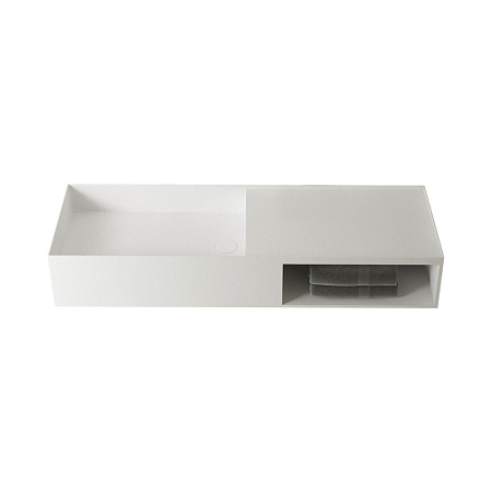 Раковина Vincea VWB-6S112MW 120x40x20 белый матовый