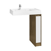 Тумба с раковиной Aquaton Лондри 1A267101LHDY0 20 Дуб кантри/белый