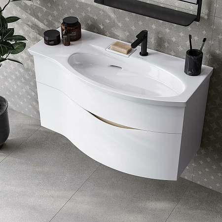 Раковина Kerama Marazzi Riva RV.wb.100Rh R белый глянцевый