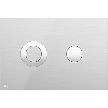 Кнопка смыва AlcaPlast Flat TURN хром 